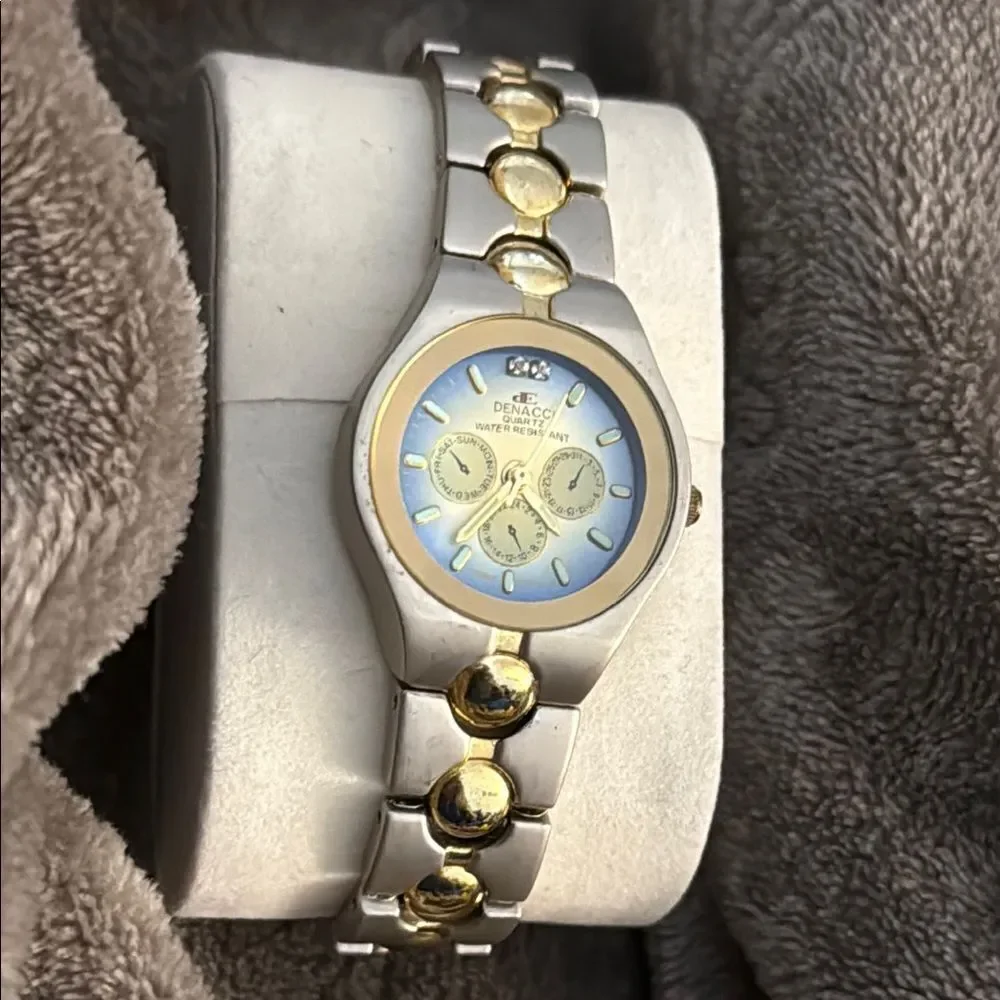 Elegant Silver and Gold Women's Watch